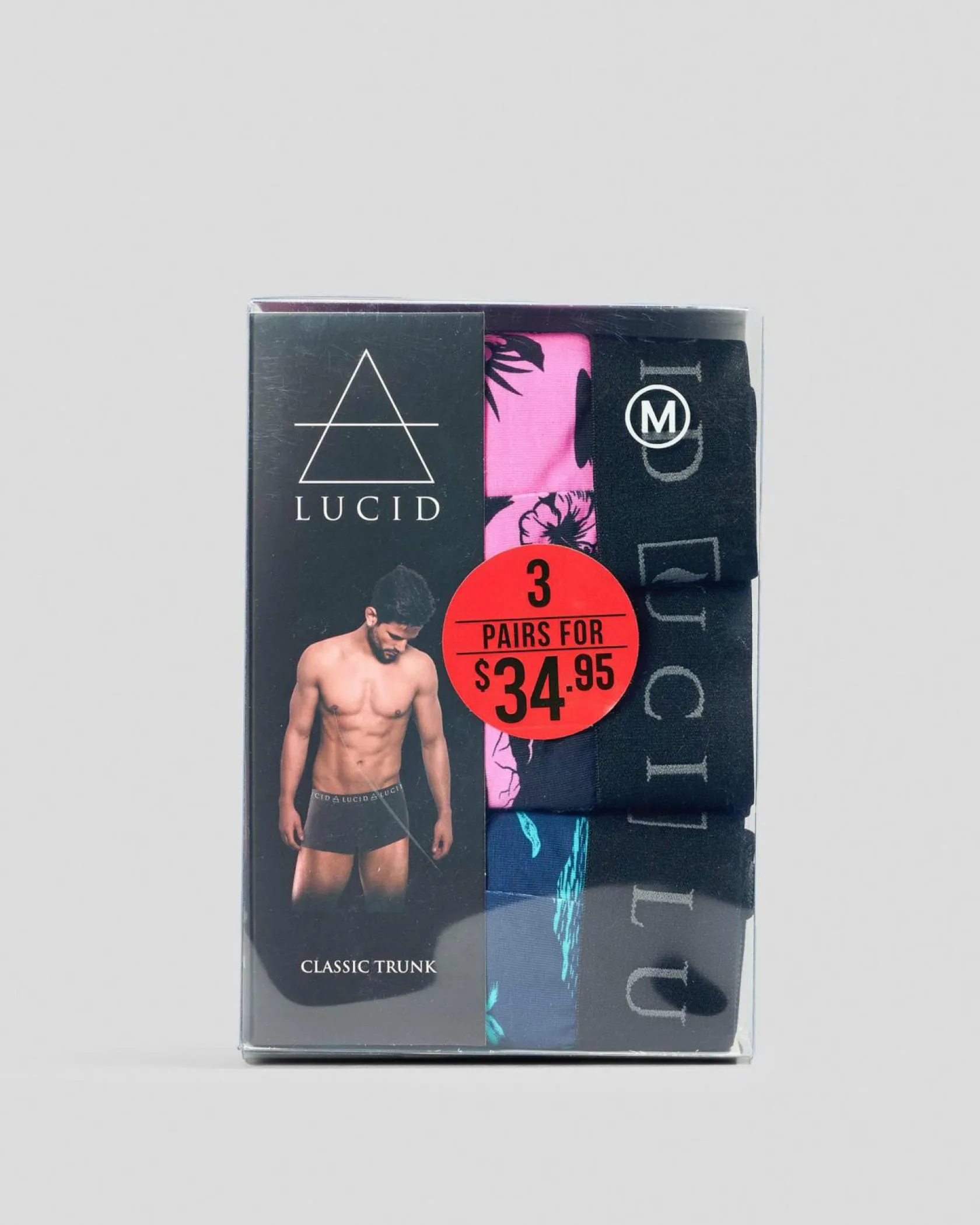 Lucid Wayfinder Fitted Boxer Shorts 3 Pack Multi Best
