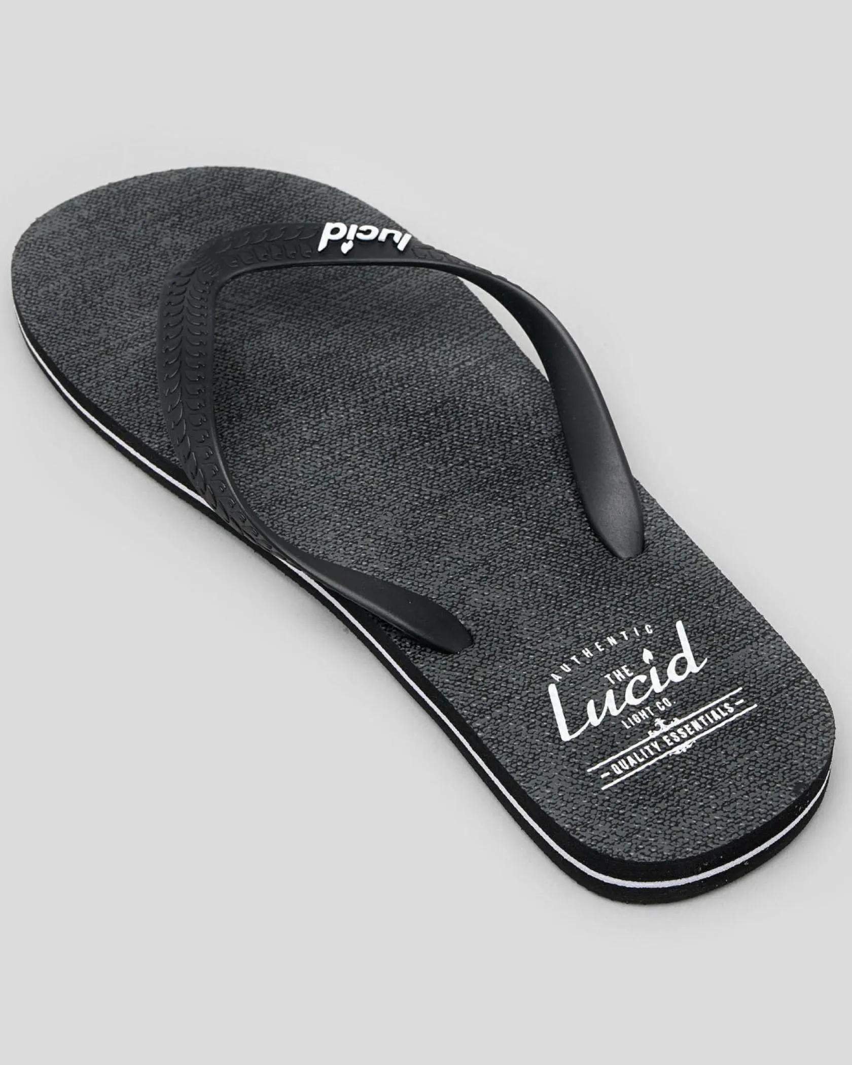 Lucid Wedge Thongs Black/textile Hot