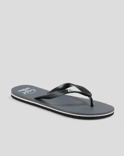 Lucid Wedge Thongs Grey/black/white Sale