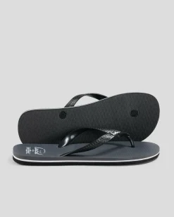 Lucid Wedge Thongs Grey/black/white Sale