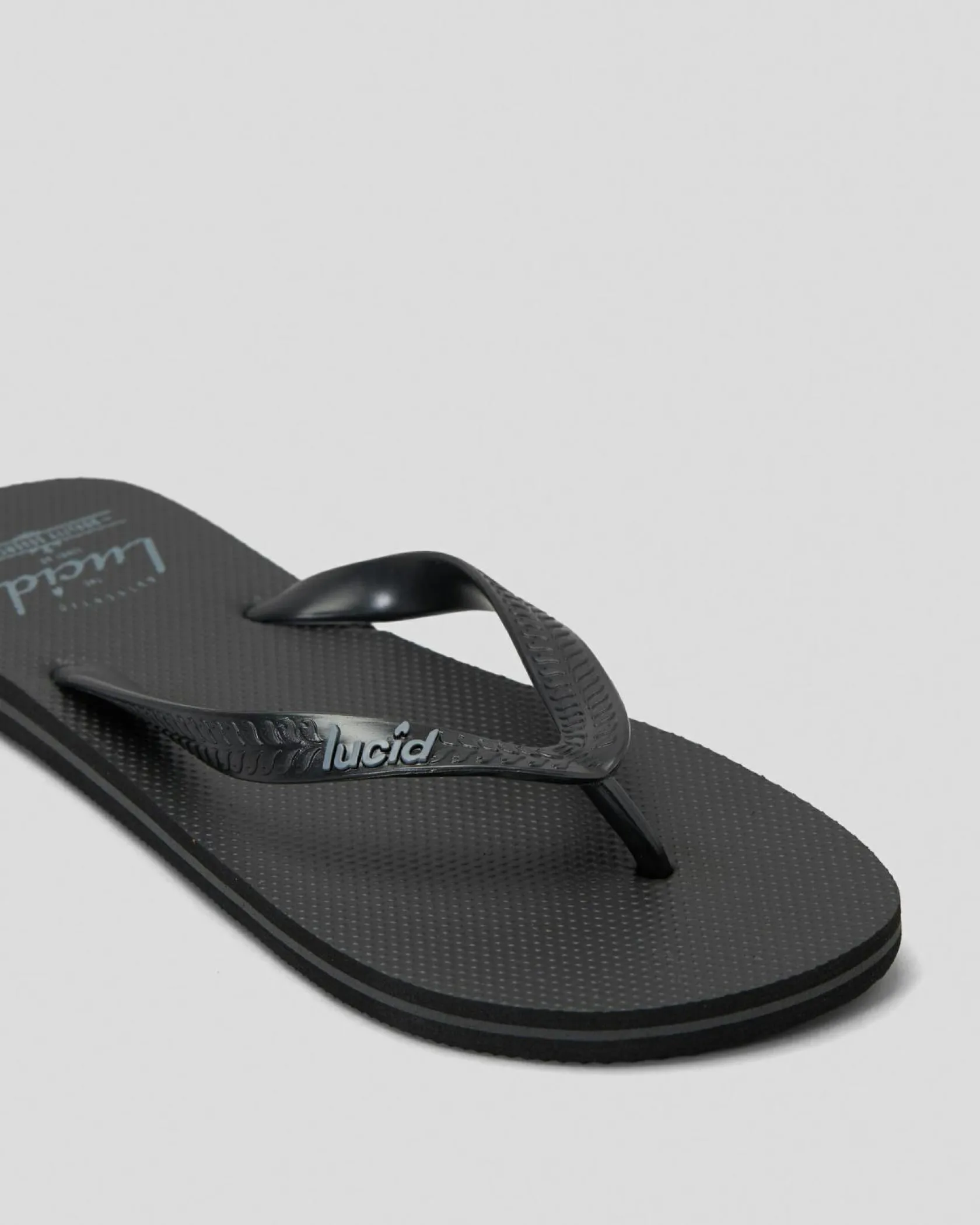 Lucid Wedge Thongs Black/grey/black Online