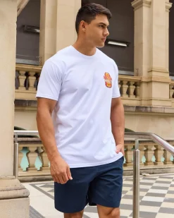 Milton Mango Weekend Hero T-Shirt White Outlet