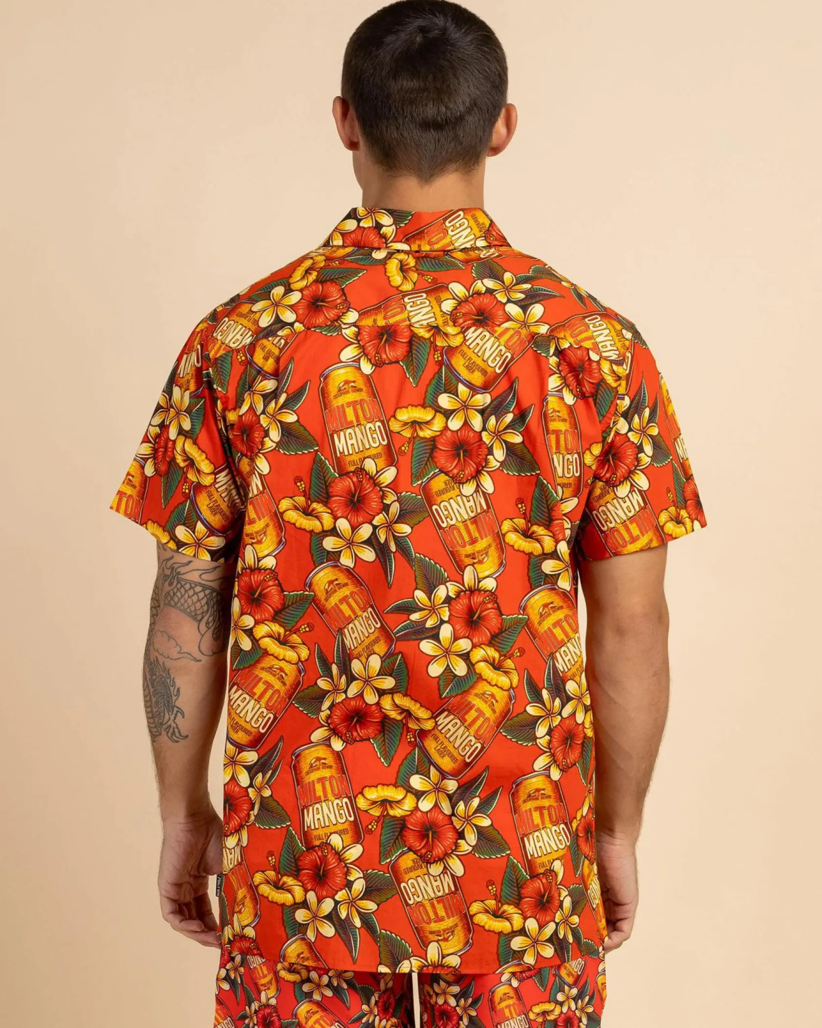 Milton Mango Weekend Troppo Short Sleeve Shirt Chilli Online
