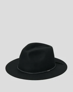 Brixton Wesley Felt Hat Black Hot