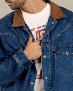 Levi's Western Shorthorn Trucker Jacket North Acton Trucker Clearance