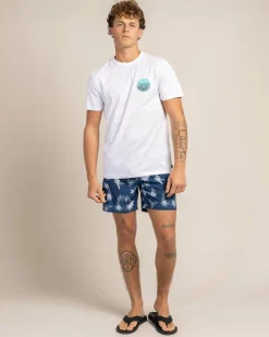 Rip Curl Wettie Passage Icon T-Shirt Optical White Outlet