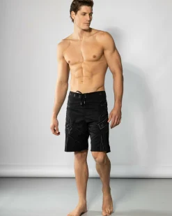 Dexter Wheelie Board Shorts Black/ Charcoal Online