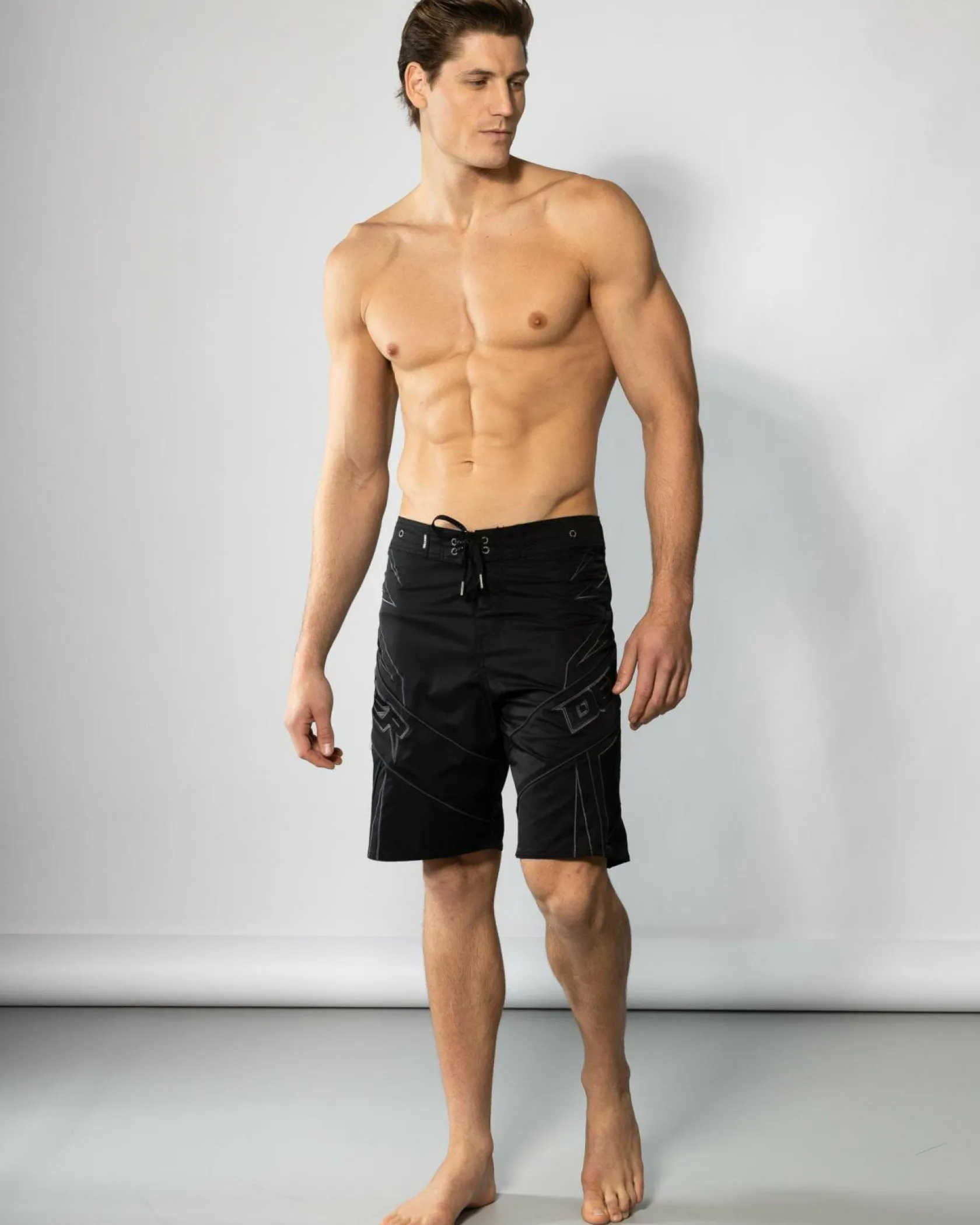 Dexter Wheelie Board Shorts Black/ Charcoal Online