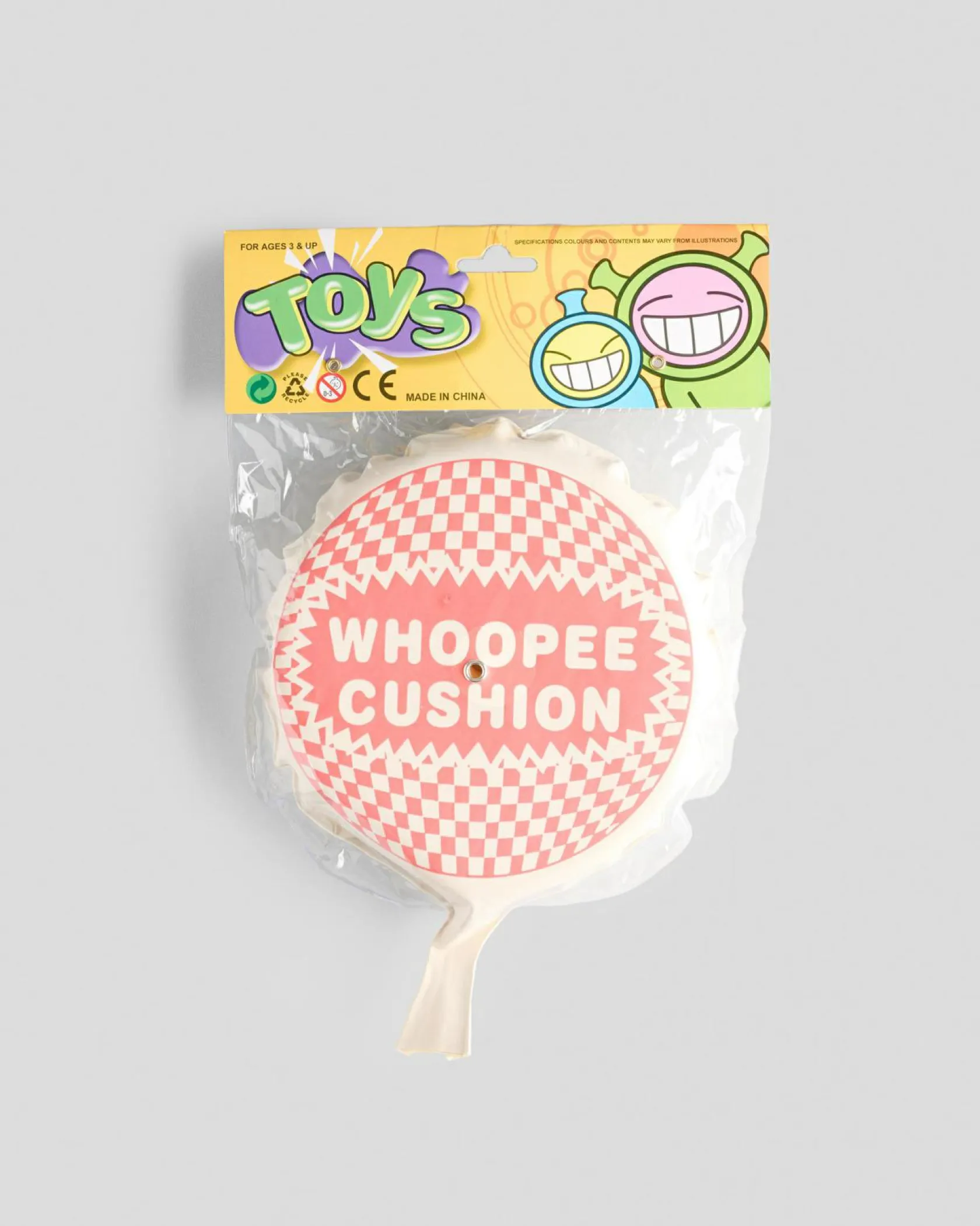 Get It Now Whoopee Cushion Toy White Hot