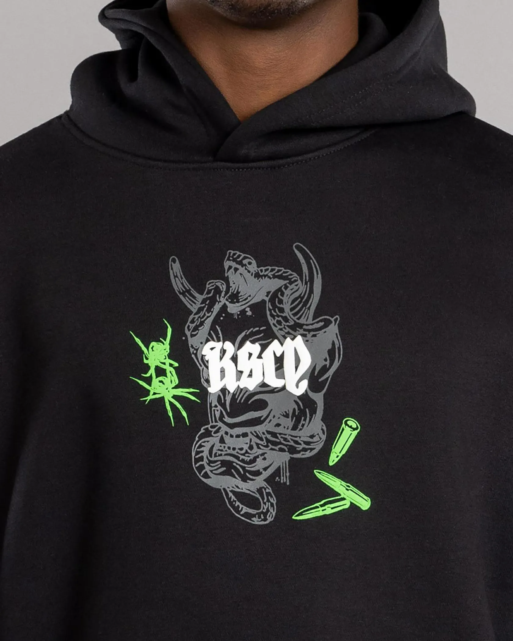 Kiss Chacey Wither Oversized Hoodie Jet Black Best