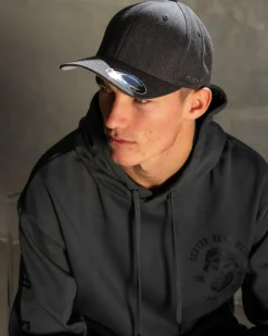 Flexfit Wool Blend Cap Dark Heather Grey New