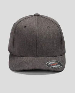 Flexfit Wool Blend Cap Dark Heather Grey New