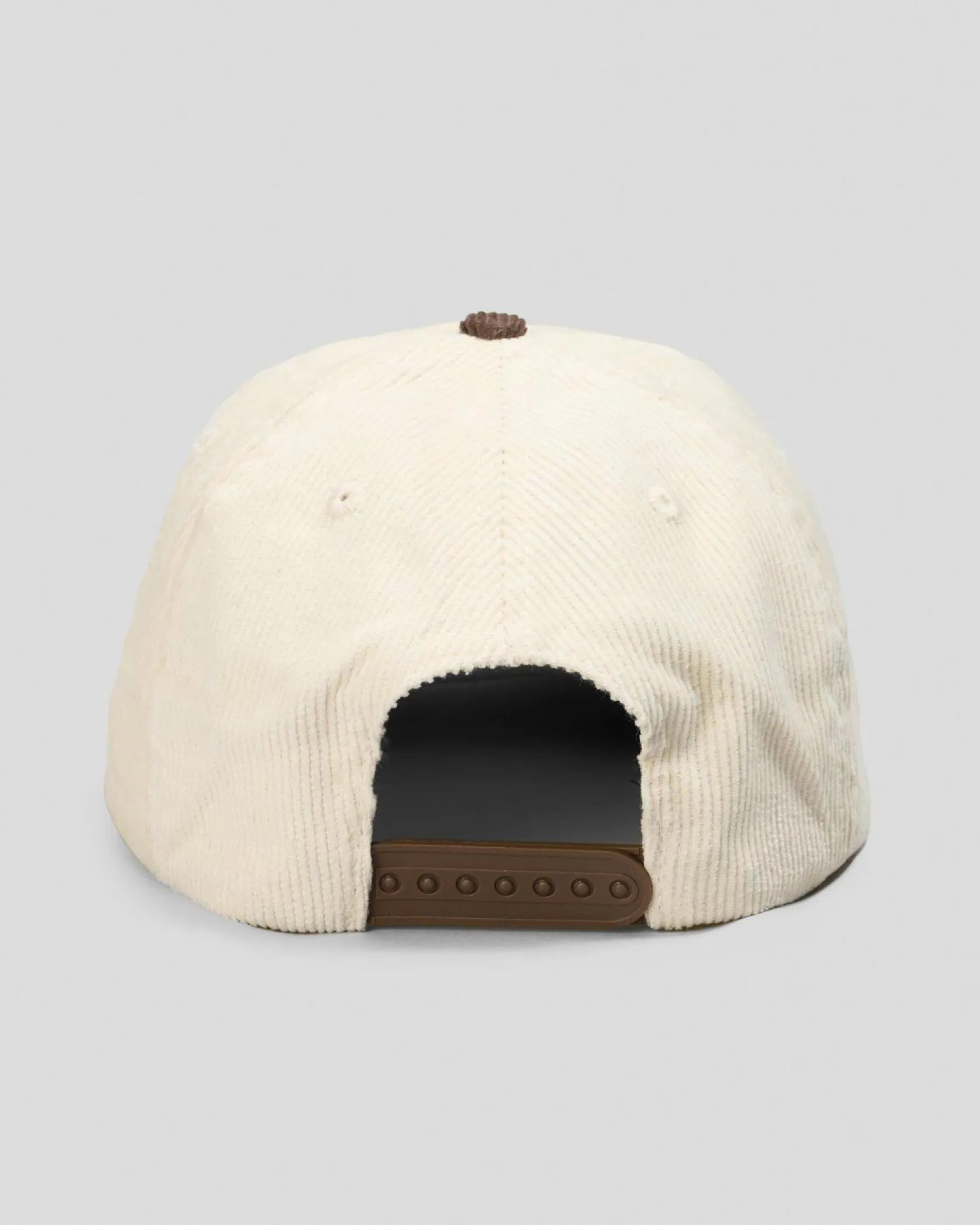 Thrills Workwear 5 Panel Cap Heritage White / Java New
