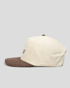 Thrills Workwear 5 Panel Cap Heritage White / Java New