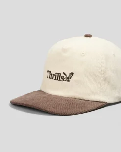 Thrills Workwear 5 Panel Cap Heritage White / Java New