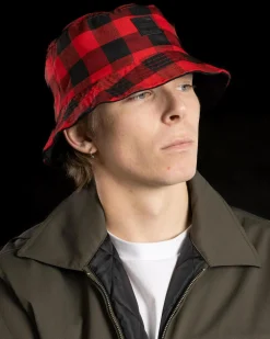 Dexter Workwear Bucket Hat Black/red Checkerboard/black Best
