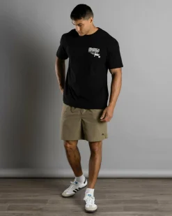 S-Double World Wide Roots T-Shirt Black Outlet