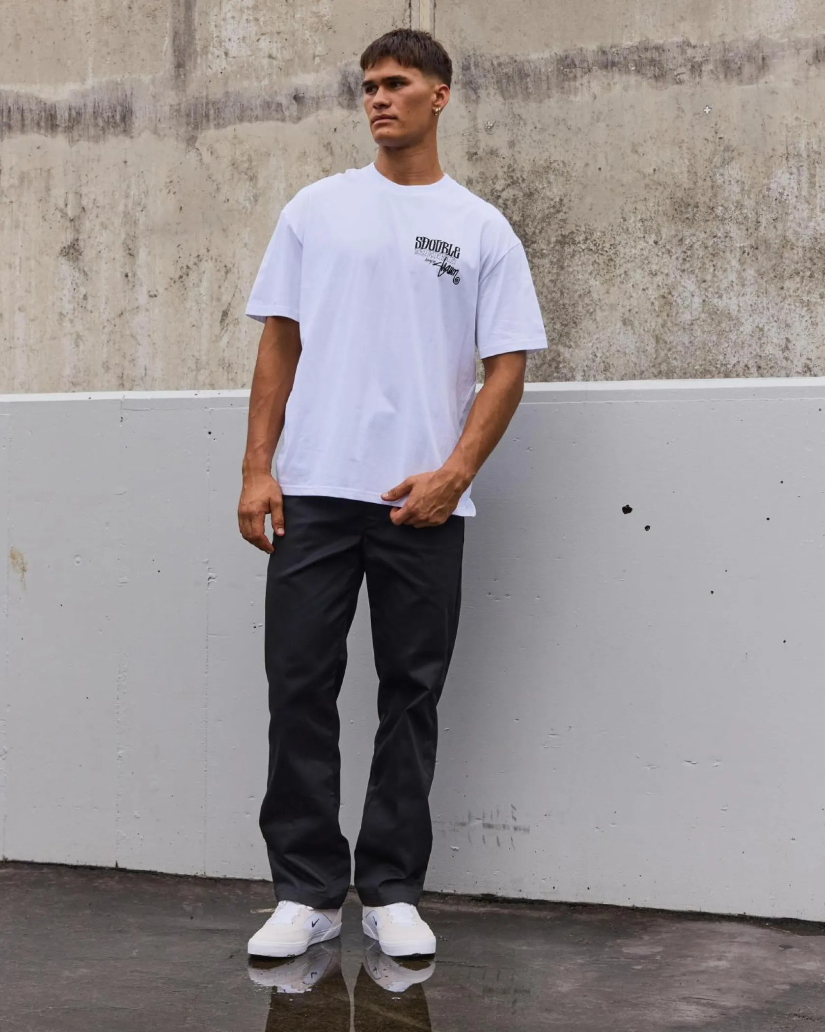 S-Double World Wide Roots T-Shirt White