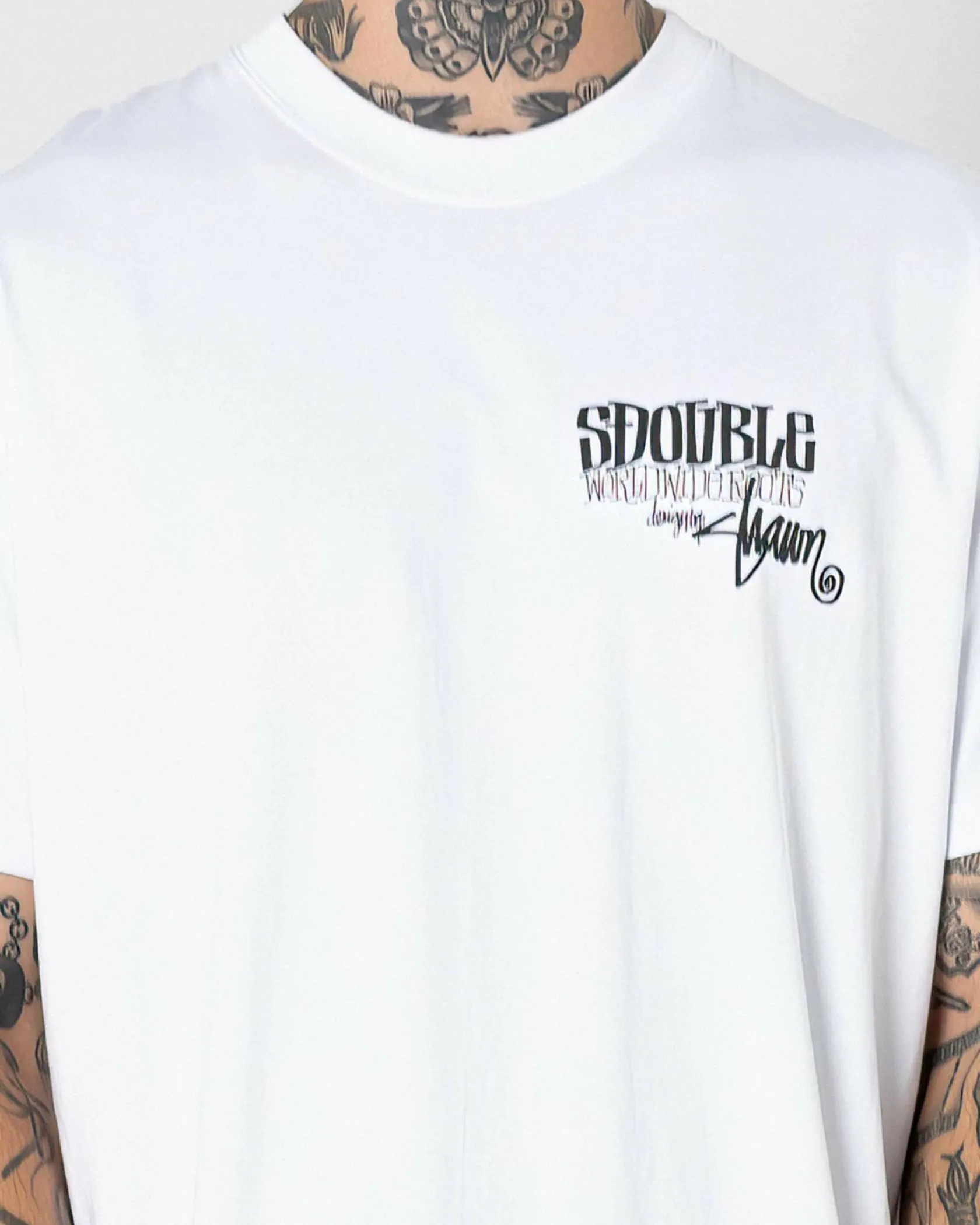 S-Double World Wide Roots T-Shirt White