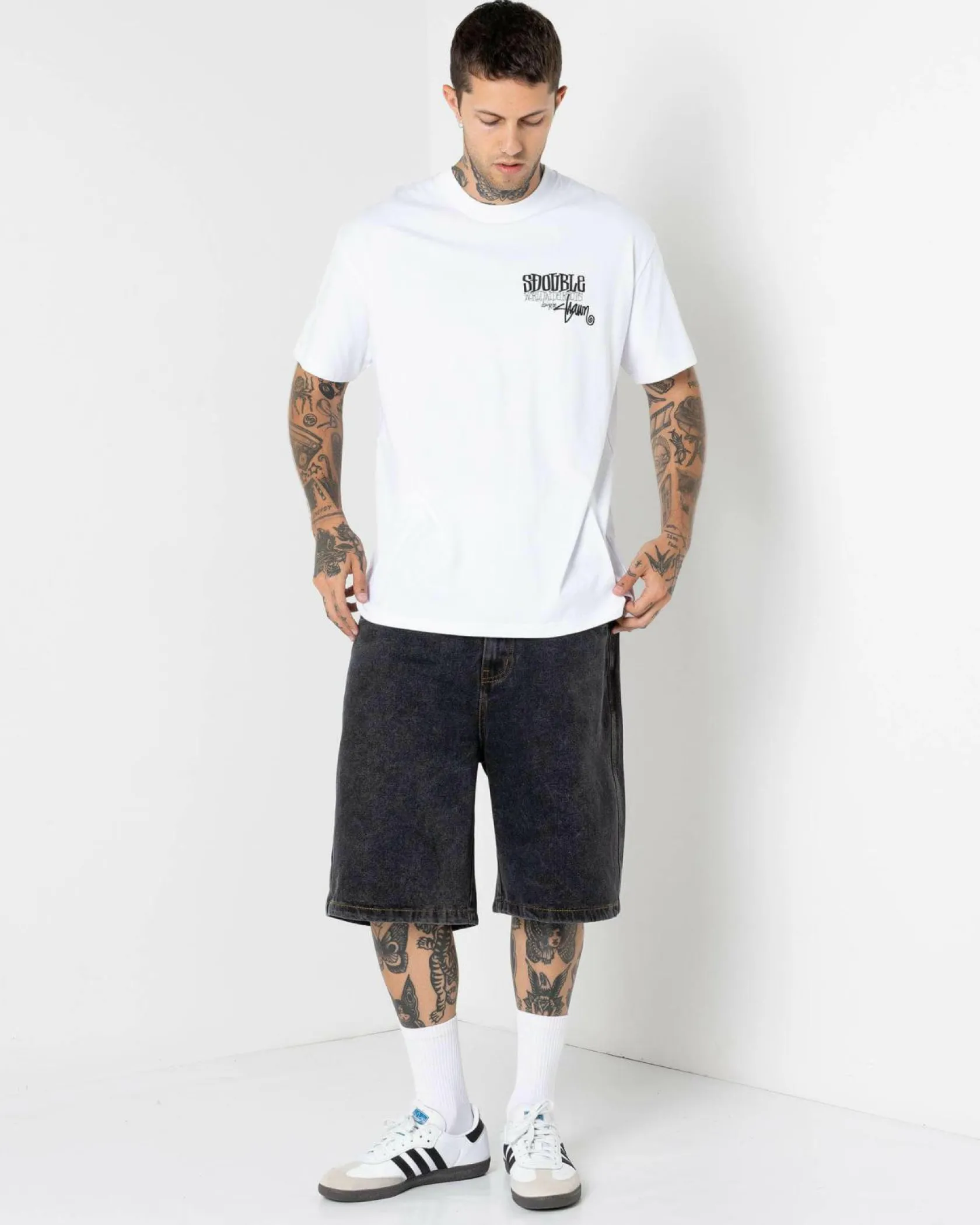 S-Double World Wide Roots T-Shirt White