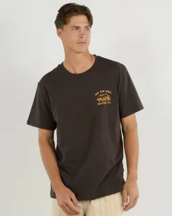 Rhythm Worn Path T-Shirt Black Sale