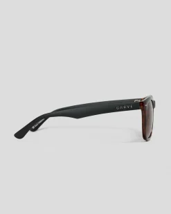 Carve Wow Vision Polarised Sunglasses Gloss Tort/ Brown New