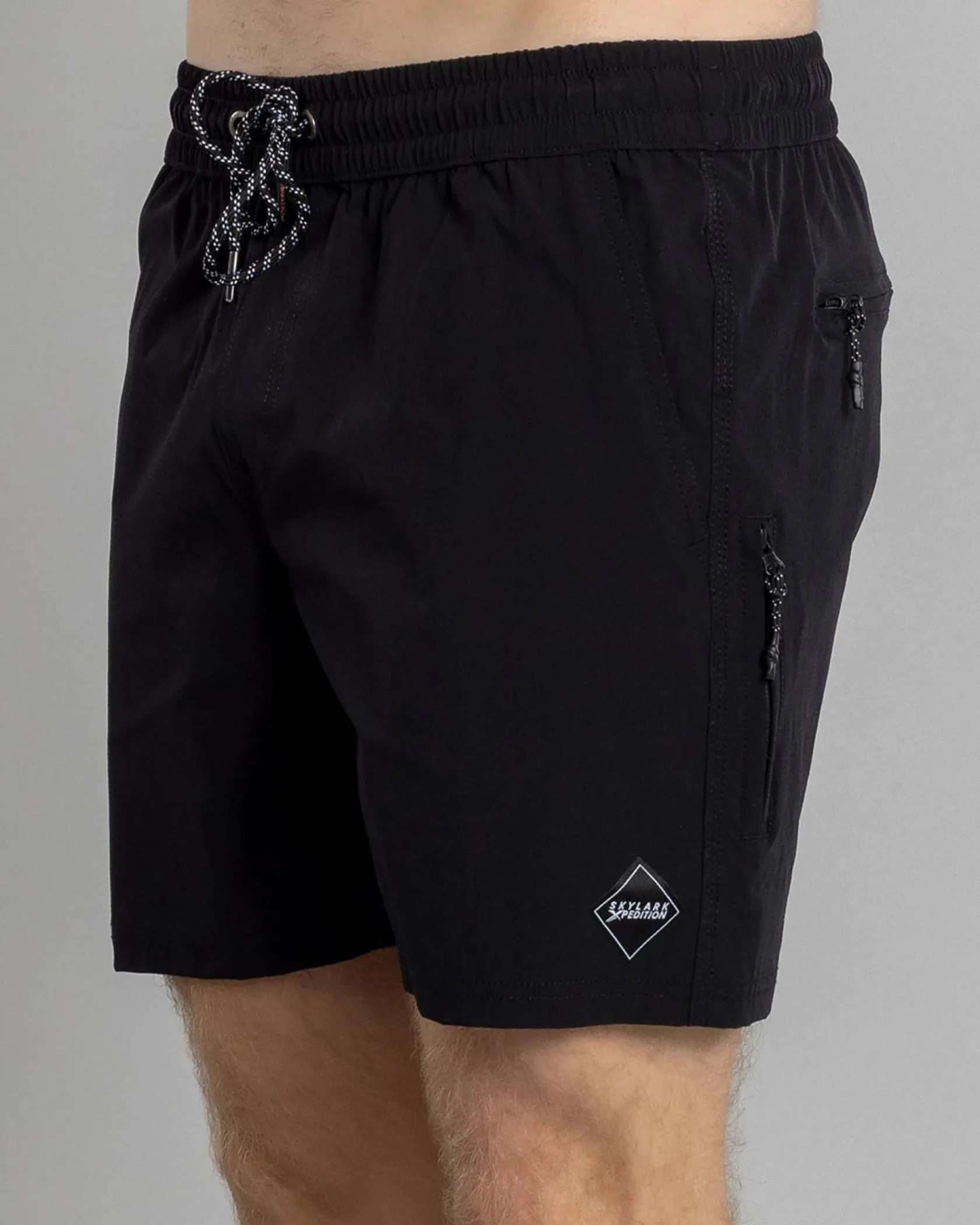 Skylark Xpedition Elastic Waist Shorts Black Best