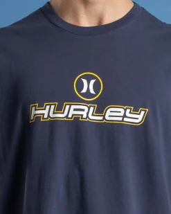 Hurley Yeild T-Shirt Mood Indigo Hot